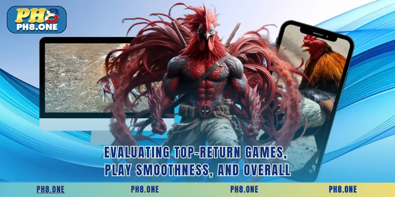 Evaluating top-return games, play smoothness, and overall