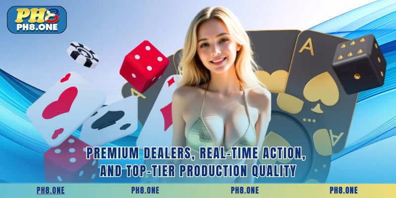 Premium dealers, real-time action, and top-tier production quality