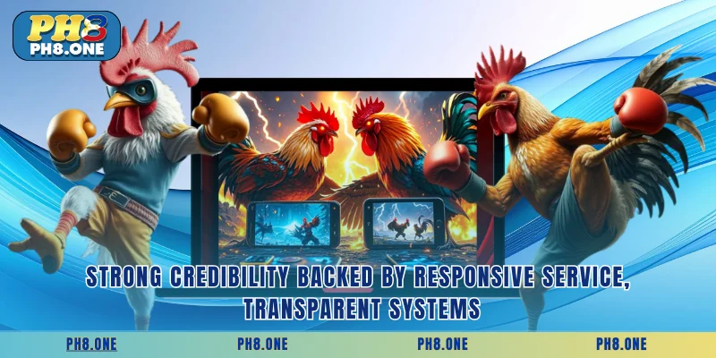 Strong credibility backed by responsive service, transparent systems